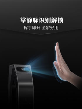 德施曼可视猫眼掌静脉大屏智能门锁密码锁智能锁大圣Q5MVPro