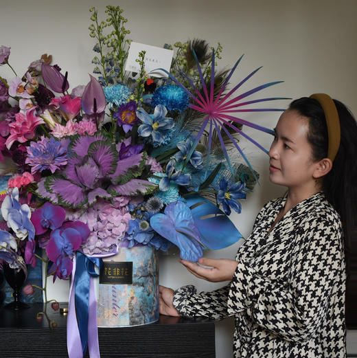 《流年异彩》高奢定制蓝色色抱抱桶 商品图9