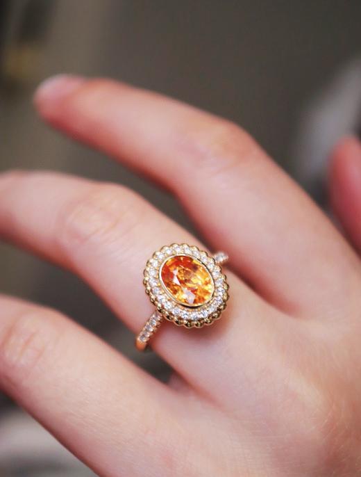 1.62ct 4.16g 芬达石戒指 商品图5