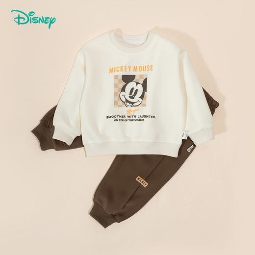 迪士尼童装男童卫衣套装春秋款潮酷帅气米奇中小童运动休闲两件套ZD3DT026 商品图3