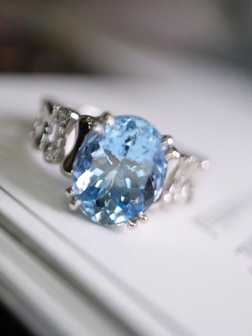 2.60ct 4.8g 海蓝宝戒指 商品图0