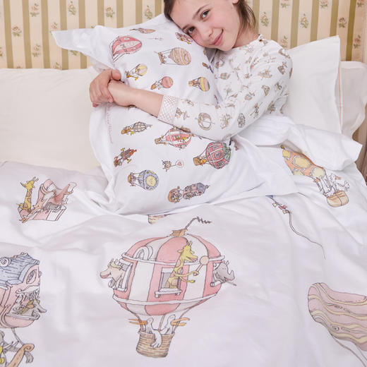 法国Atelier Choux婴儿新生宝宝儿童幼儿园棉被套 精致被套 100*140 商品图2