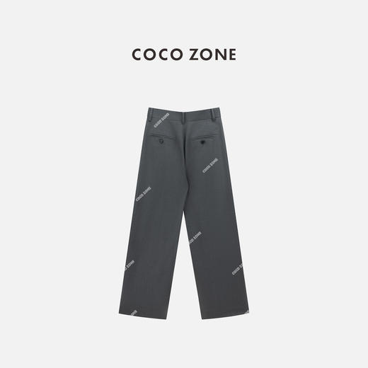 COCO ZONE 高级感宽松直筒西裤垂感显瘦阔腿裤CC1C1631 商品图1