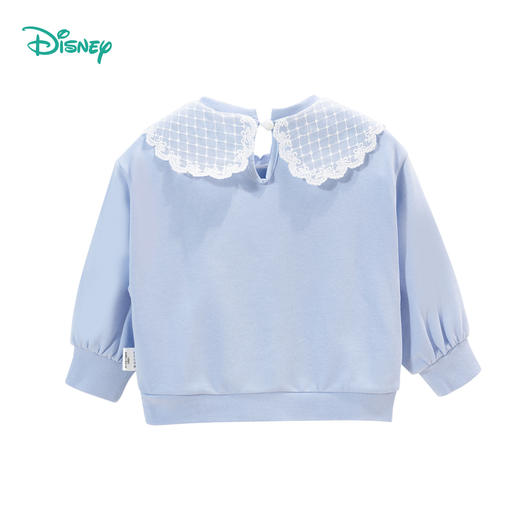 迪士尼童装女童甜美套头卫衣春秋新款黛西宝宝卡通花边蕾丝娃娃领ZD3DS004 商品图6
