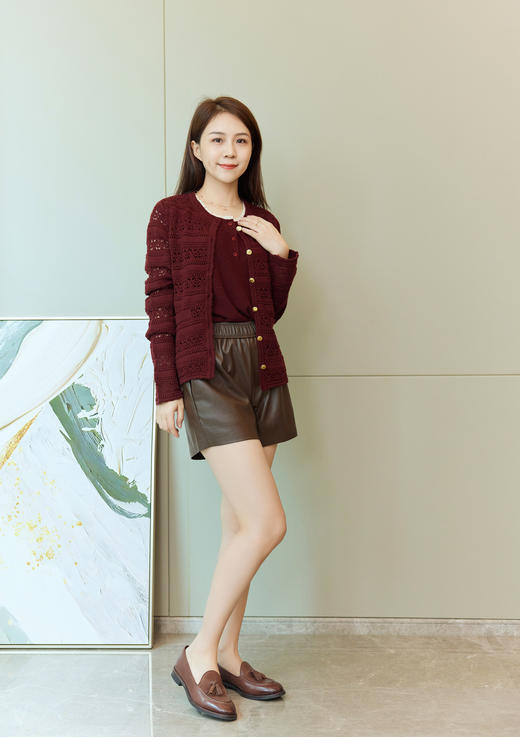 百搭神器|显瘦蛋白皮短裤 商品图2