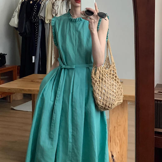 裁缝学苑AS319法式棉麻连衣裙纸样女装夏季新款长裙子版型图纸 商品图2