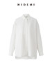 HIDEMI 甄选长绒棉酵素水洗做旧感空气微褶皱极简廓形男朋友衬衫 商品缩略图8