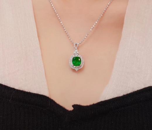 3.2ct 祖母绿吊坠 商品图4