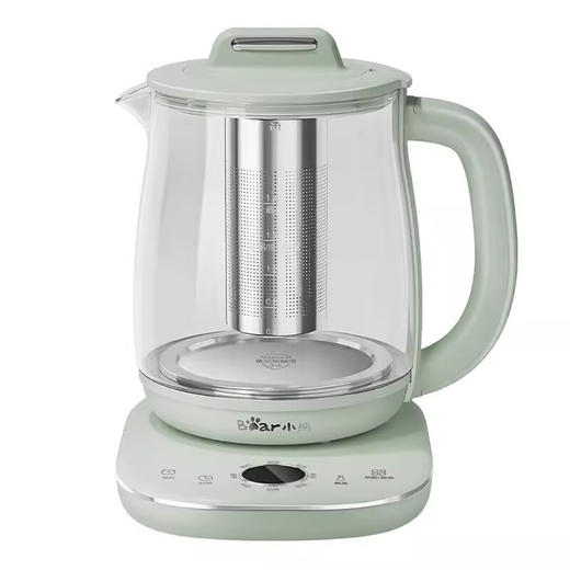 小熊YSH-B18P1养生壶煮茶壶电水壶花茶壶1.8L电热烧水壶 商品图0