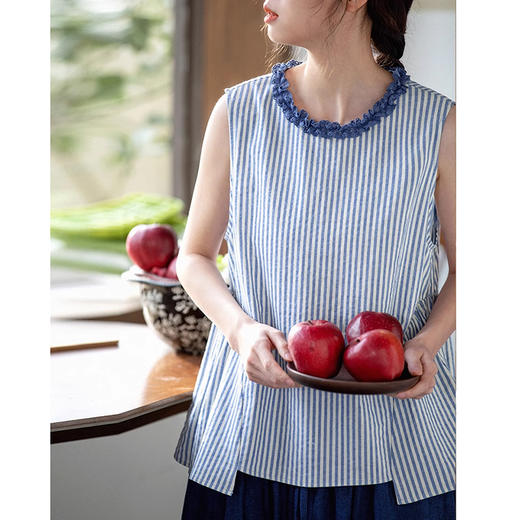 裁缝学苑AQ342无袖衬衫纸样女装新款夏款无袖衬衣小衫上衣服装打板 商品图5