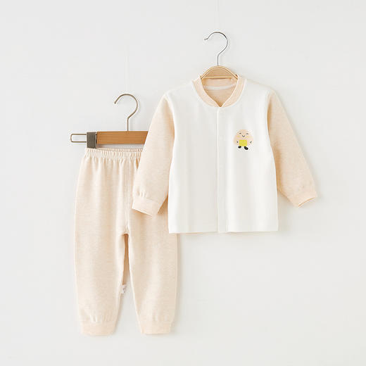 【婴儿春秋舒绒棉套装】A类衣服无骨秋衣秋裤保暖内衣新生宝宝套装 商品图1