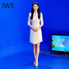 IWY/七分袖演讲比赛服装女春夏季面试播音主持人正装西装连衣裙Q14207 商品缩略图4