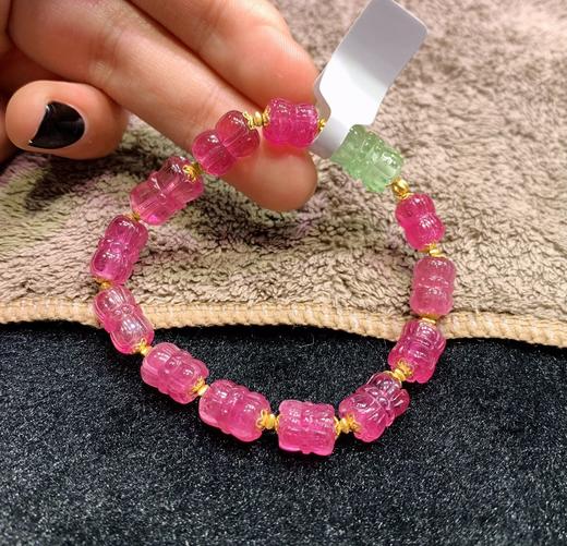 16.54ct 雕刻碧玺手链 商品图5