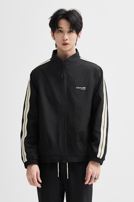 【断码清仓】HX 春秋季立领茄克衫外套S105433053101/02/03 商品图0