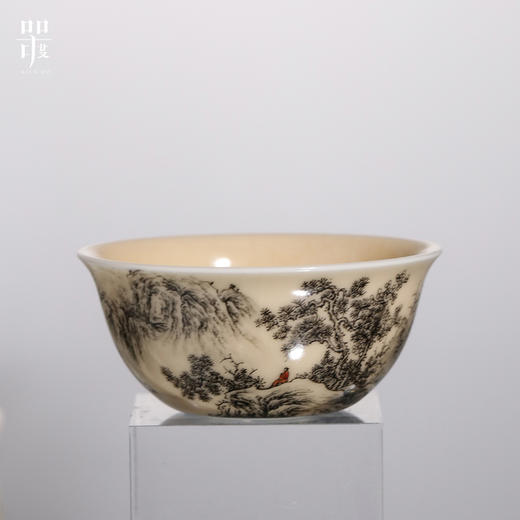 问鼎器度汝窑星娥杯（墨彩山水） 商品图2