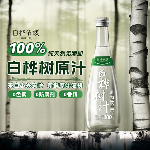 白桦依然白桦树汁植物饮品 330ml*6瓶/箱 商品图0