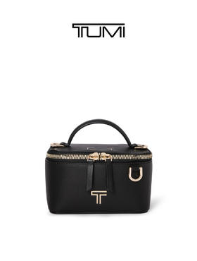 TUMI 斜挎包女  0196676DLGL-F 黑色/浅金色.【刻字后发出的商品，不支持退换货服务】