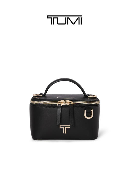 TUMI 斜挎包女  0196676DLGL-F 黑色/浅金色.【刻字后发出的商品，不支持退换货服务】 商品图0