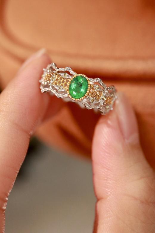 0.49ct 祖母绿戒指 商品图1