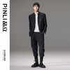 PINLI品立秋季新款立领新中式刺绣休闲西服男士国潮西装外套B243106027 商品缩略图1