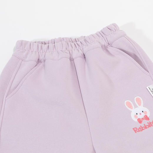 贝贝怡童装女童春秋长裤子2024新款中大童外穿潮流卫裤女孩束脚裤ZB3DK041 商品图5