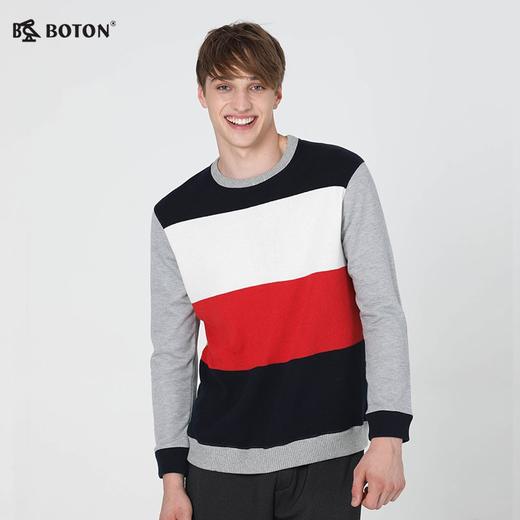 【第2件半价！尾货清仓不退换】波顿秋冬款男装青年套头针织毛衣男士毛衣MT853318 商品图2