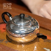 臻宝堂银壶999纯银泡茶壶纯手工一张打锤纹恒圆壶高端家用茶具足银小壶 恒圆壶 容量约 180ml 重约148克 商品缩略图2
