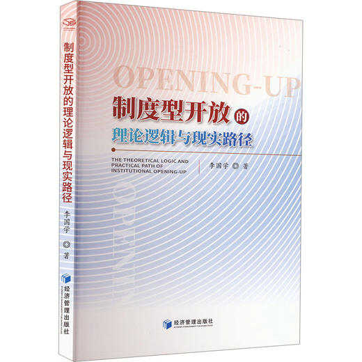 制度型开放的理论逻辑与现实路径 商品图0
