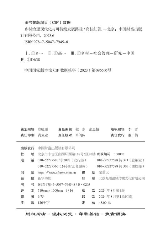 乡村治理现代化与可持续发展路径 商品图3