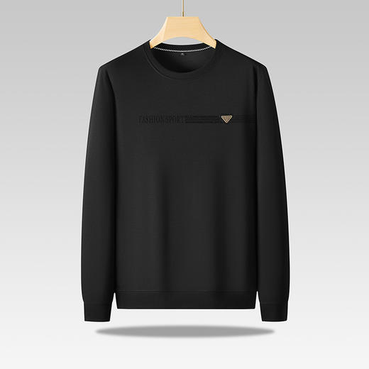 【新款DPF】大依优型大码长袖卫衣圆领套头加肥加大宽松休闲上衣男士打底 商品图6