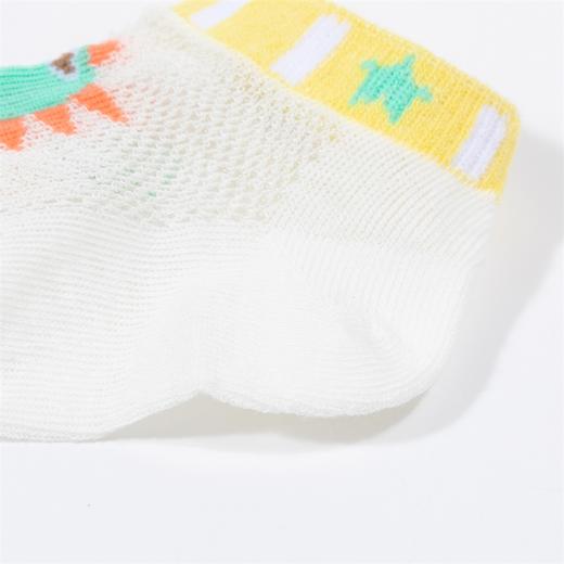 贝贝怡男童袜子10双装亲肤透气童趣卡通袜子 商品图6