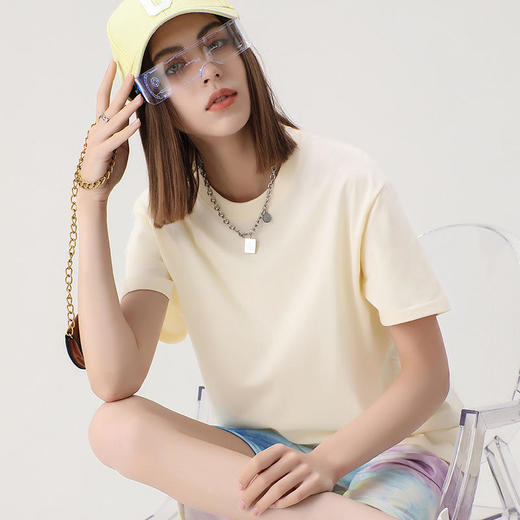 【99元3件】 重磅純棉短袖T恤 | 柔软透气 不松垮 舒适耐穿 日常百搭 男女同款 商品图6