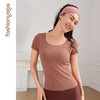 凡圣瑜伽贴合杯一体织短袖F14310 商品缩略图8