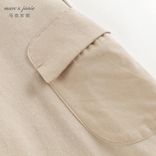 马克珍妮男童个性口袋休闲纯棉束脚裤秋装新款241226 商品图4