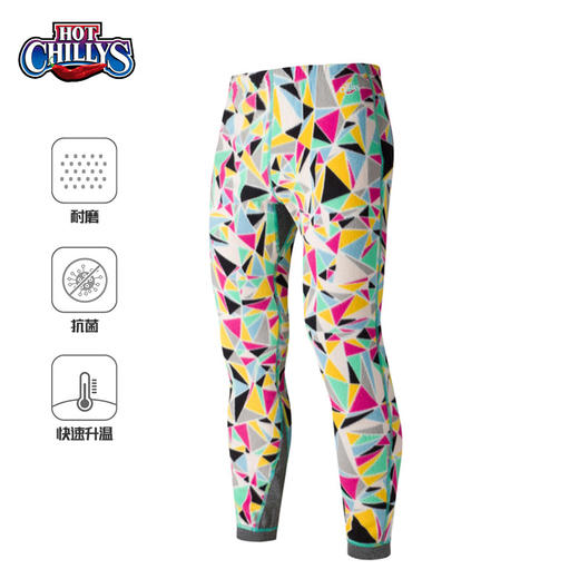 HOTCHILLYS热椒儿童10级抓绒运动排汗速干保暖长裤PFA9568P 商品图1