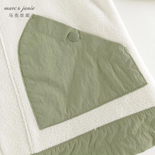 马克珍妮男童山系户外摇粒绒拼接外套2024秋装新款241060 商品图3