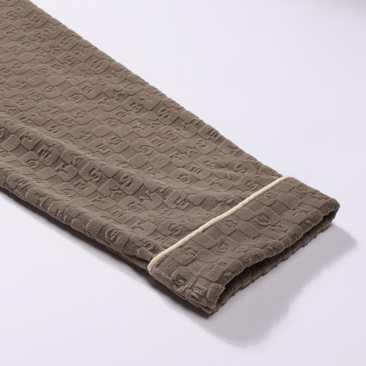 都市丽人都市锋尚睡衣好睡好眠长袖海岛绒烂花厚男士海岛绒套装FHT1D8 商品图5