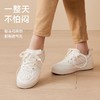Pansy盼喜日本休闲运动小白板简约轻便舒适透气秋季新款宽胖女鞋4193 商品缩略图2