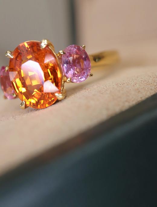 2.50ct 4.28g 芬达石戒指 商品图4