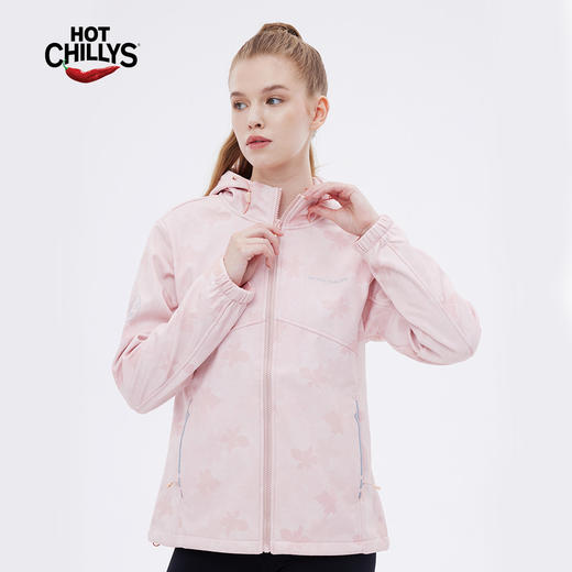 HOTCHILLYS热椒软壳衣抓绒夹克女防风保暖户外加绒外套上衣显瘦5510/5511 商品图3