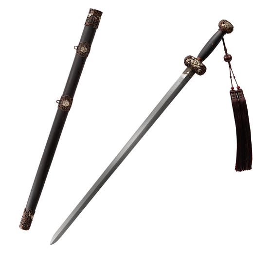 富贵剑 沈广隆剑铺龙泉沈广隆宝剑手工传统剑礼品剑收藏剑 sgl-3056 未开刃 商品图6