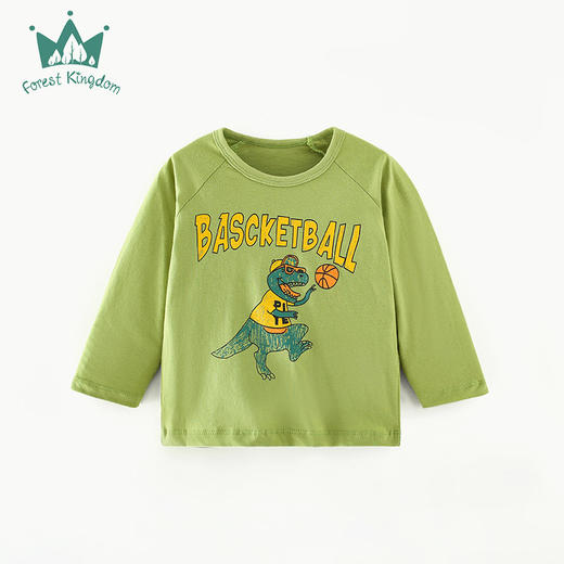 【纯棉打底，柔软舒适】男童长袖T恤 童装新品 儿童男宝宝上衣 休闲纯棉打底衫 时尚休闲的款式设计 让宝宝更加帅气-QQ 商品图14