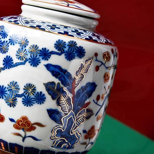 成艺茶具陶瓷茶叶罐密封罐茶罐储存罐储存罐空罐家用摆件创意四季发财融香茶叶罐 商品图2