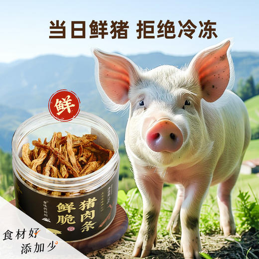 【米马团购】食味的初相 鲜脆猪肉条 50g*3罐/5罐 包邮 商品图1