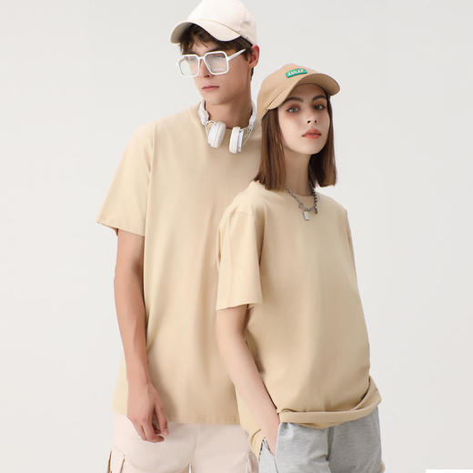 【99元3件】 重磅純棉短袖T恤 | 柔软透气 不松垮 舒适耐穿 日常百搭 男女同款 商品图4