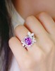 2.07ct 5.75g 紫蓝宝戒指 商品缩略图3