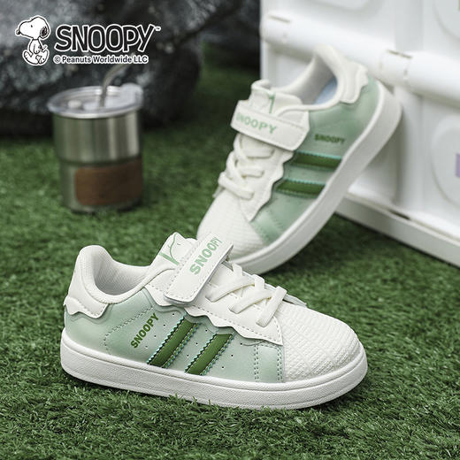 【史努比】SNOOPY史努比童鞋女童男童板鞋小白鞋春秋贝壳鞋软底童鞋26-37★ 商品图5