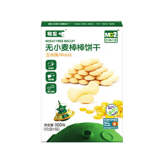 本丁敏星无小麦棒棒饼干玉米味100g 商品图0