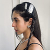 lost in echo2024秋季新款高级银色膨胀蝴蝶结枕头立体耳钉耳环女 商品缩略图4
