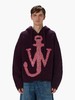 JW Anderson | 拉链船锚徽logo连帽针织衫 商品缩略图5